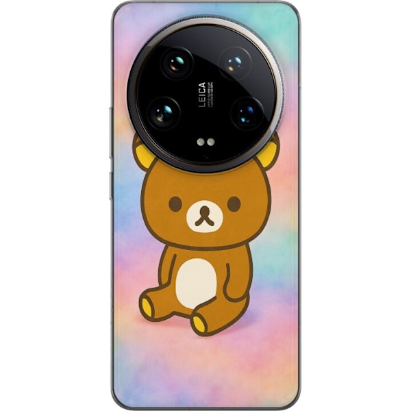 Xiaomi 14 Ultra Läpinäkyvä kuori Kawaii Sanrio Rilakkuma