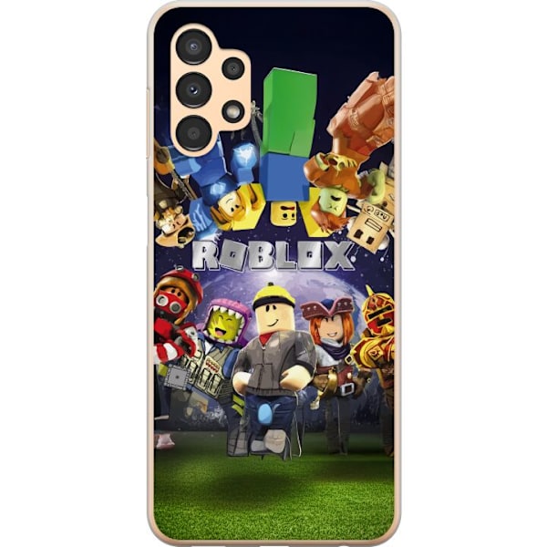 Samsung Galaxy A13 Läpinäkyvä kuori Roblox Maailma - Pelaamisseikkailu Lapsille ja Nuorille