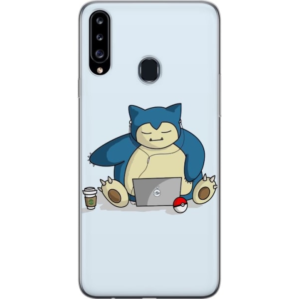 Samsung Galaxy A20s Gennemsigtig cover Pokemon Rolig