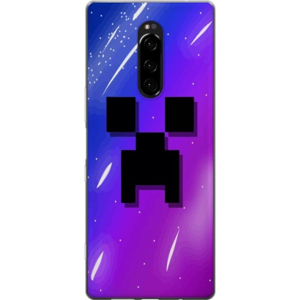Sony Xperia 1 Gennemsigtig cover Minecraft