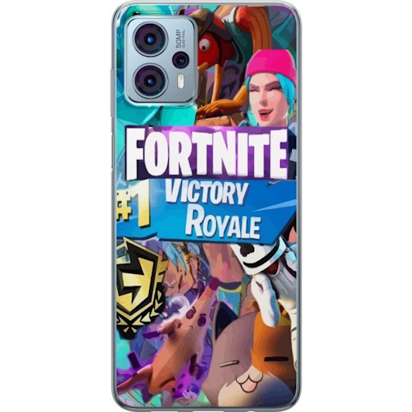 Motorola Moto G23 Gjennomsiktig deksel Fortnite