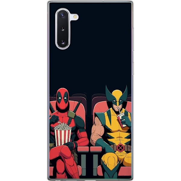 Samsung Galaxy Note10 Genomskinligt Skal Deadpool & Wolverine