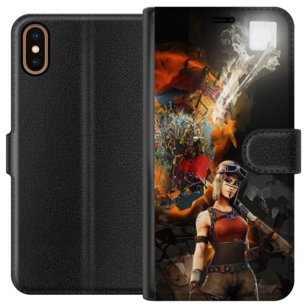 Apple iPhone X Lompakkokotelo Renegade Raider