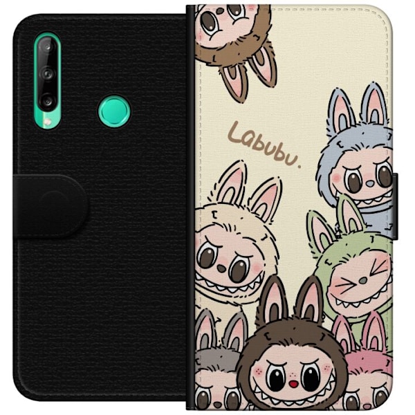 Huawei P40 lite E Tegnebogsetui Labubu Pastel Collection