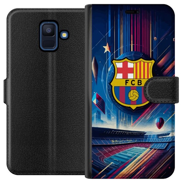 Samsung Galaxy A6 (2018) Plånboksfodral FC Barcelona