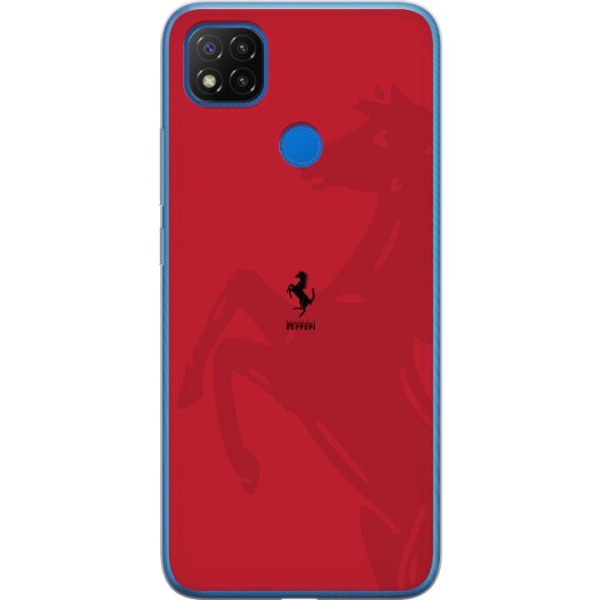 Xiaomi Redmi 9C Gennemsigtig cover Ferrari