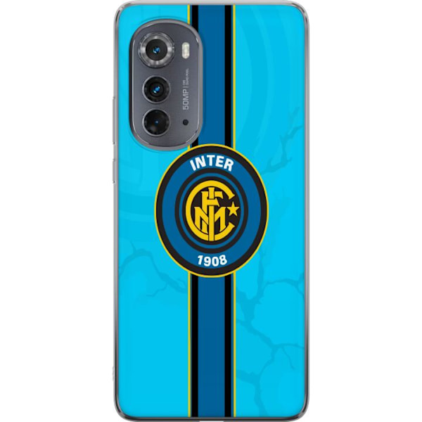 Motorola Edge (2022) Läpinäkyvä kuori Inter Milan