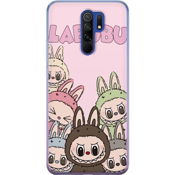 Xiaomi Redmi 9 Läpinäkyvä kuori Labubu Classics