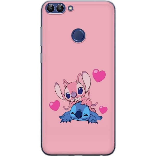 Huawei P smart Läpinäkyvä kuori Ystävänpäivä Stitch