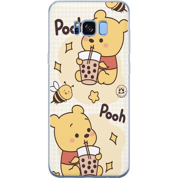 Samsung Galaxy S8 Gennemsigtig cover Nalle Pooh-stil - klassisk bjørnemotiv i en ny fortolkning