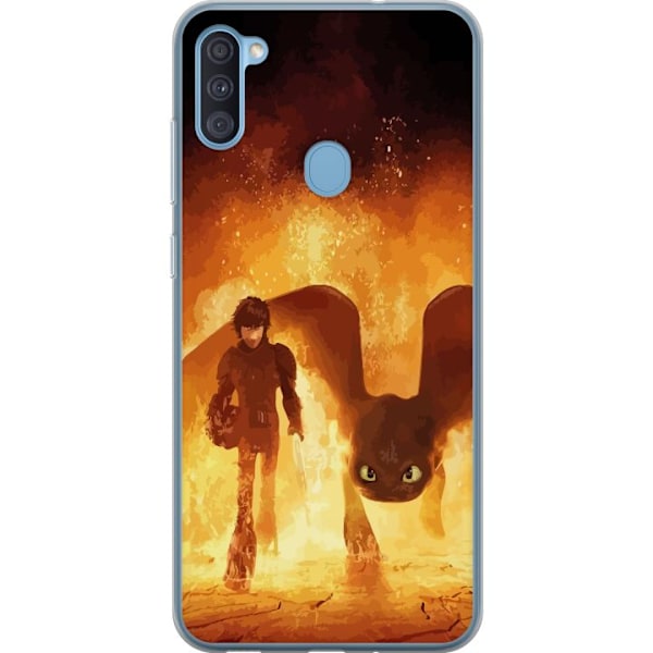 Samsung Galaxy A11 Gennemsigtig cover Drage Træner