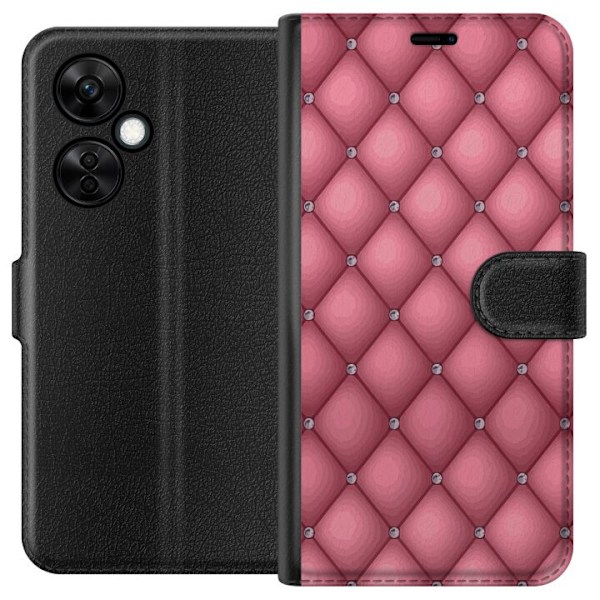 OnePlus Nord CE 3 Lite Plånboksfodral Unikt Rosa Mönster