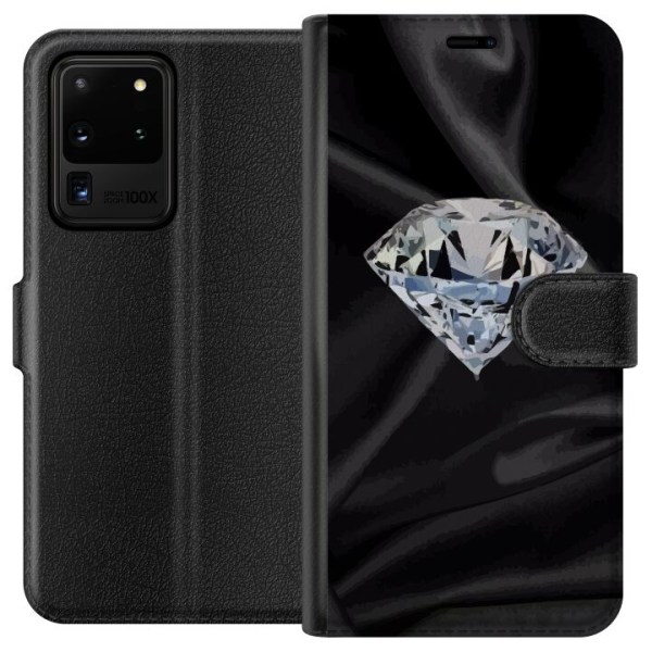 Samsung Galaxy S20 Ultra Plånboksfodral Silke Diamant