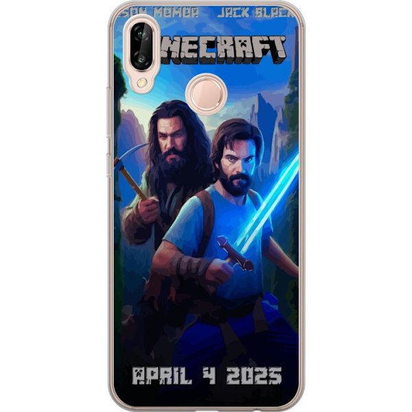 Huawei P20 lite Genomskinligt Skal A Minecraft Movie