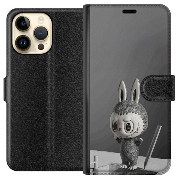 Apple iPhone 14 Pro Max Tegnebogsetui Pop Mart MEGA LABUBU LAB