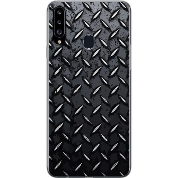 Kompatibelt Mobildeksel til Samsung Galaxy A20s Metallisk mønster