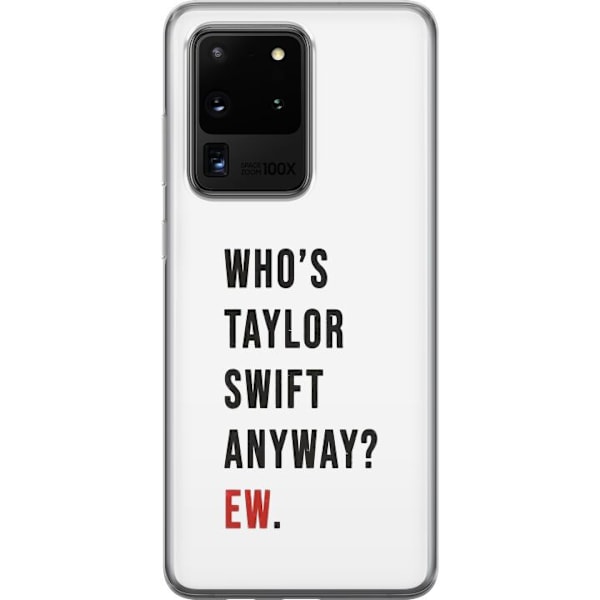 Samsung Galaxy S20 Ultra Gennemsigtig cover Taylor Swift