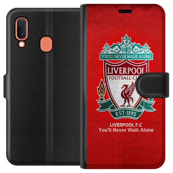 Samsung Galaxy A20e Lompakkokotelo Liverpool YNWA