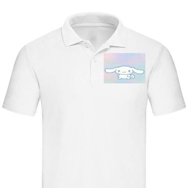 Poloshirt til Voksen | Elegant Poloshirt Festivalen Kaj Bara B Hvid XX-Large
