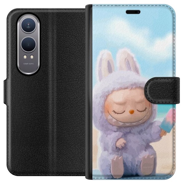 OnePlus Nord CE4 Lite Plånboksfodral Labubu Pink Mood – Ros