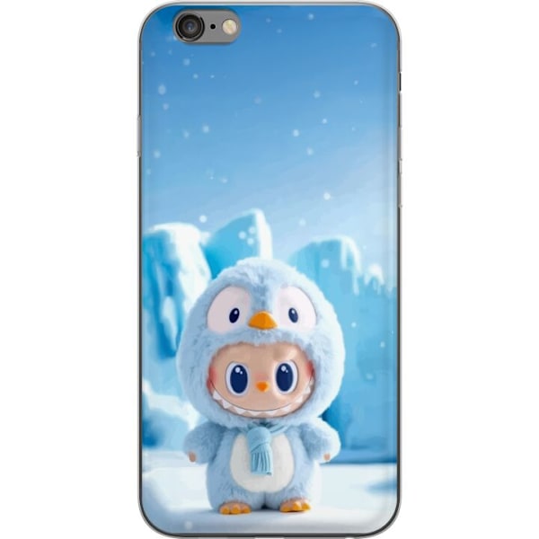 Apple iPhone 6 Plus Läpinäkyvä kuori musta ritari fortnite