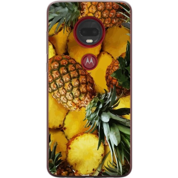 Motorola Moto G7 Plus Genomskinligt Skal Tropisk Frukt