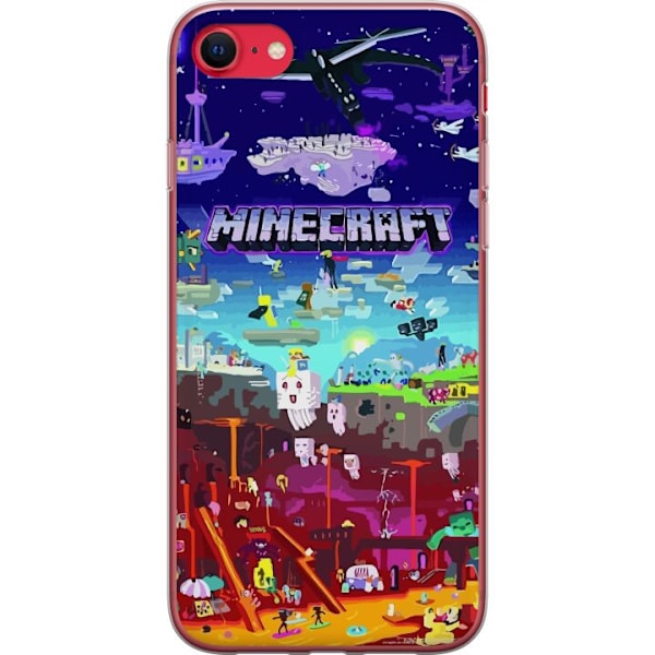 Apple iPhone 8 Läpinäkyvä kuori MineCraft