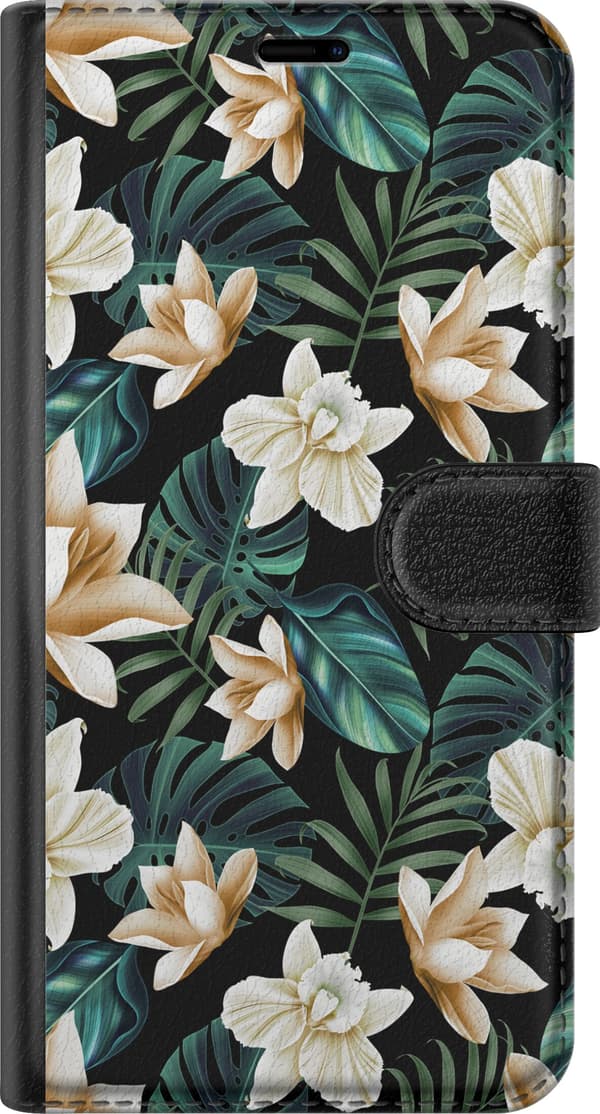 Kompatibel Tegnebogsetui til Sony Xperia 10 IV Blomster