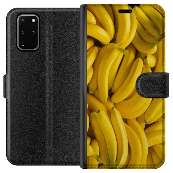 Samsung Galaxy S20+ Tegnebogsetui Banan mønster