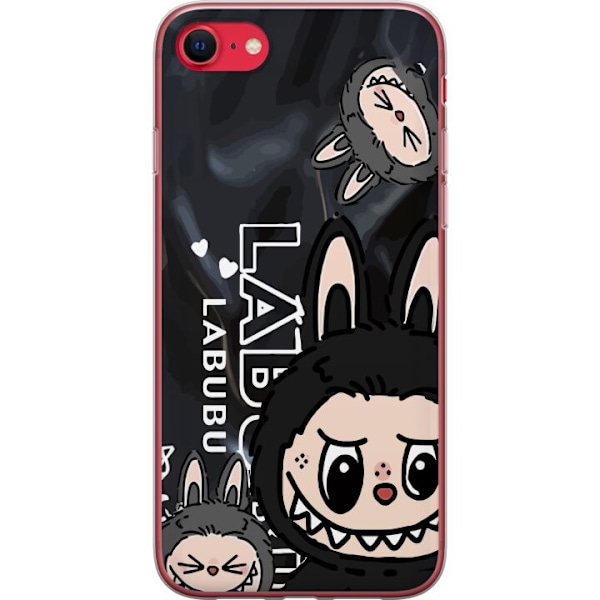 Apple iPhone SE (2020) Läpinäkyvä kuori <nl>Labubu Black En