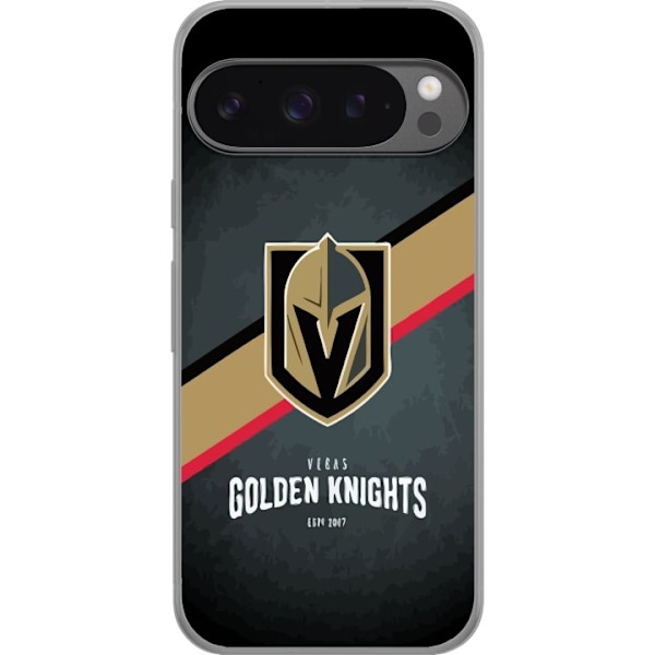 Google Pixel 9 Pro XL Gjennomsiktig deksel Vegas Golden Knight