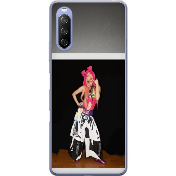 Kompatibel Mobilcover til Sony Xperia 10 III Lite KATSEYE rosa modeporträtt sort