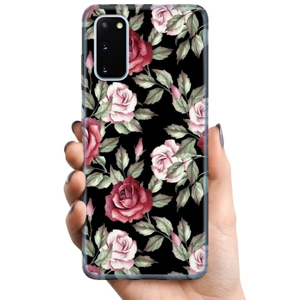 Samsung Galaxy S20 TPU Mobilskal Blommor