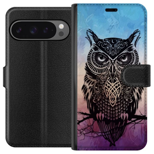 Google Pixel 9 Pro XL Lompakkokotelo Pöllö