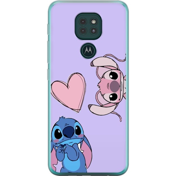 Motorola Moto G9 Play Läpinäkyvä kuori Stitch Mode