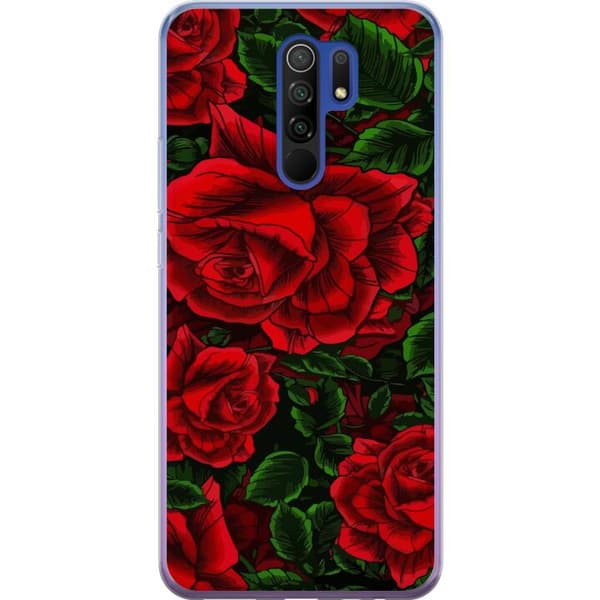Kompatibelt Mobilskal till Xiaomi Redmi 9 Blommor Floral