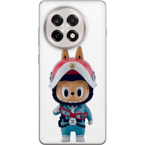OnePlus 13R Läpinäkyvä kuori How2work Labubu hirviöt x Ultraman Blue -hahmo