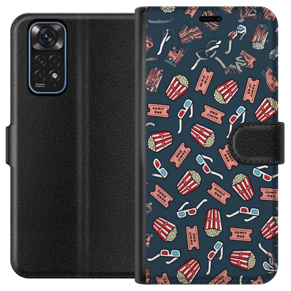 Kompatibel Tegnebogsetui til Xiaomi Redmi Note 11 Biokväll blå