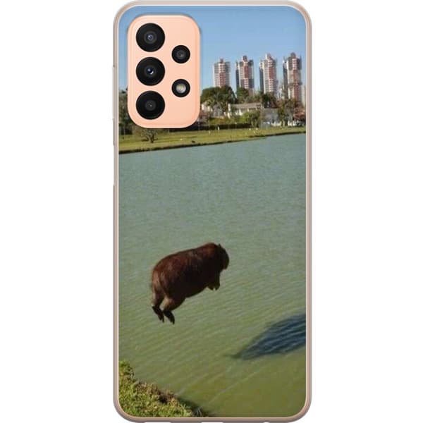 Kompatibelt Mobildeksel til Samsung Galaxy A23 Capybara