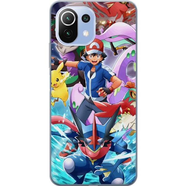 Xiaomi 11 Lite 5G NE Gennemsigtig cover Pokemon