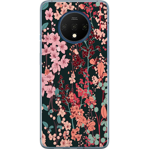 OnePlus 7T Läpinäkyvä kuori Kasvimaan Retro