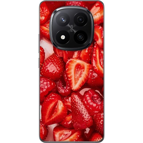 Xiaomi Redmi Note 14 Pro+ Läpinäkyvä kuori Mansikkakuvioint