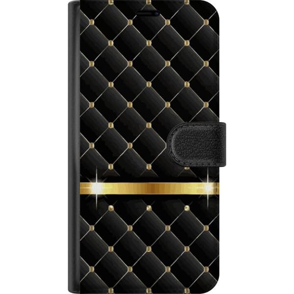 Kompatibel Tegnebogsetui til Samsung Galaxy S10 Lite Quiltet mønster med gulddetalje