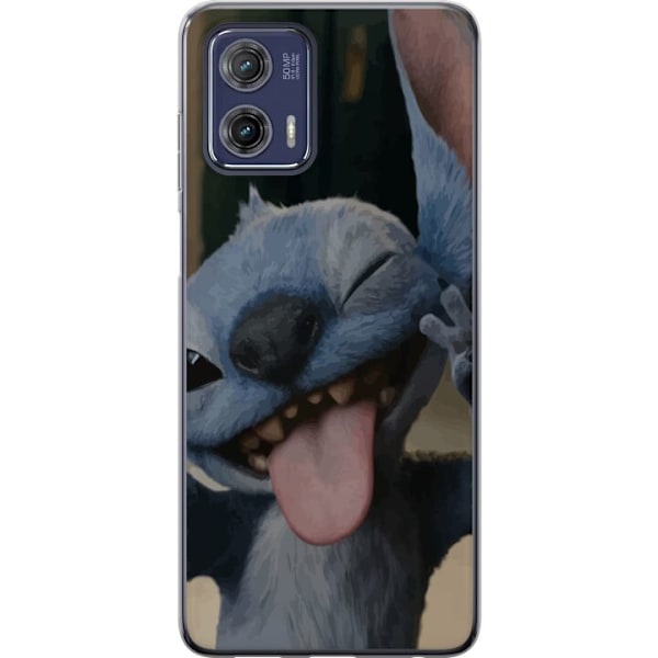 Motorola Moto G73 Gjennomsiktig deksel Stitch Søt Alien - Bl