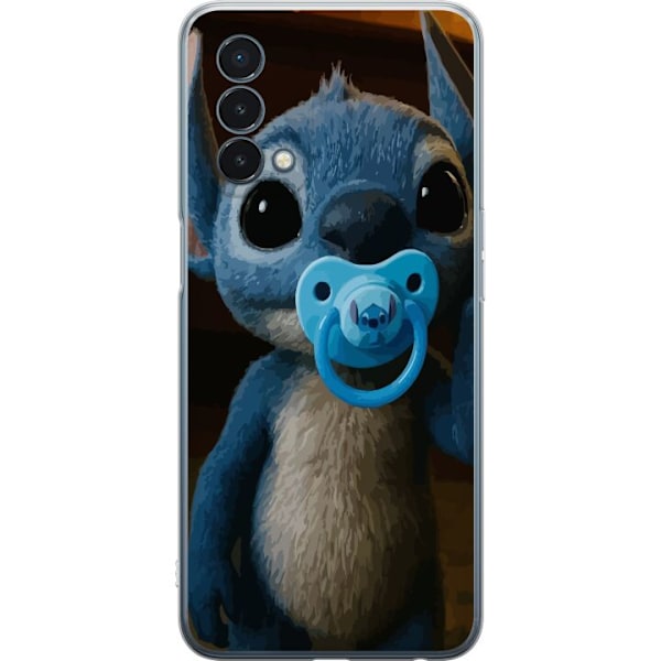 OnePlus Nord N200 5G Läpinäkyvä kuori Stitch & Napp - vauvateema söpöllä hahmolla