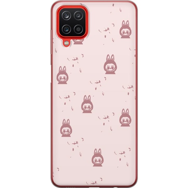 Samsung Galaxy A12 Läpinäkyvä kuori Labubu Neon Pop - Neonv