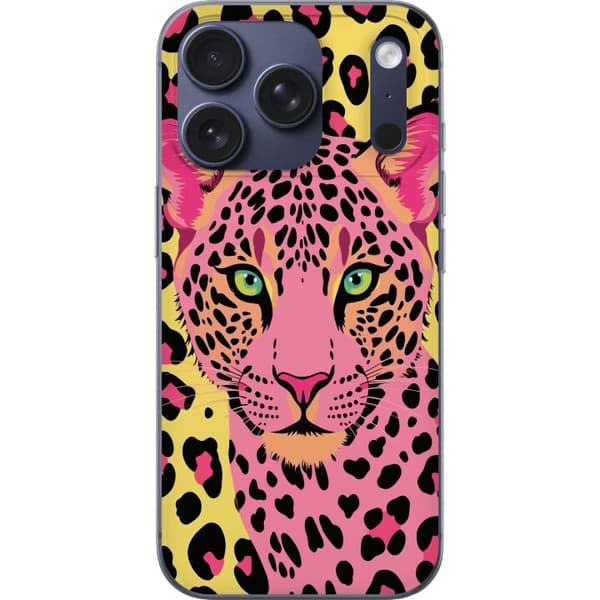 Yhteensopiva Puhelinkuori Apple iPhone 17 Pro Rosa leopard vaaleanpunainen