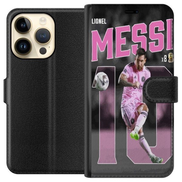 Apple iPhone 15 Pro Tegnebogsetui Lionel Messi