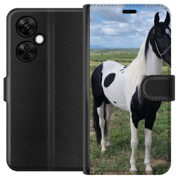 OnePlus Nord CE3 Lommeboketui Heste Magi - stilisert hest i en