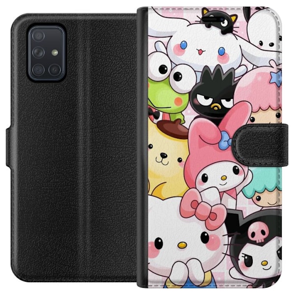 Samsung Galaxy A71 Tegnebogsetui Kawaii Sanrio Crew